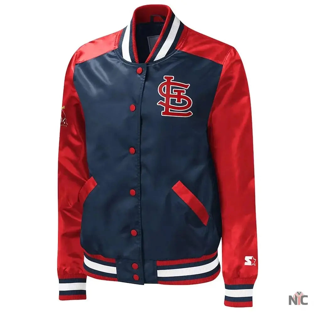 St Louis Cardinals The Legend Satin Jacket NYC Jackets