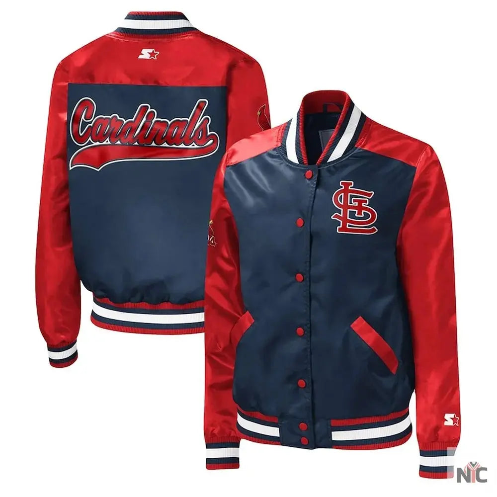 St Louis Cardinals The Legend Satin Jacket NYC Jackets