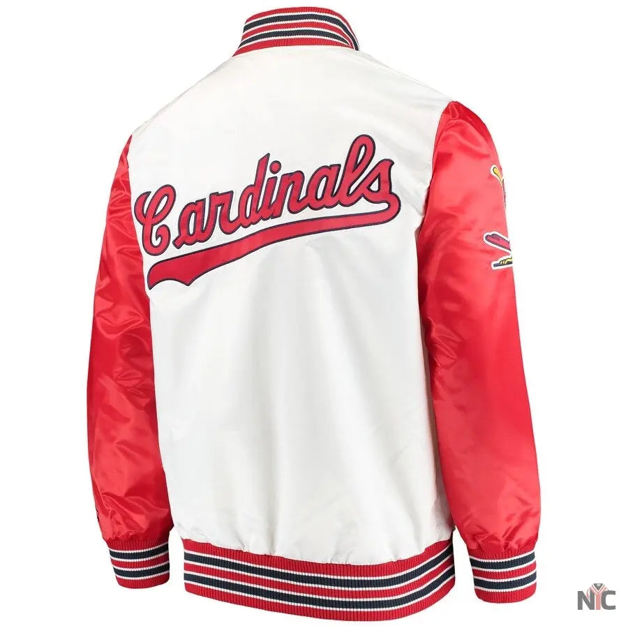 St Louis Cardinals The Legend White Satin Jacket NYC Jackets