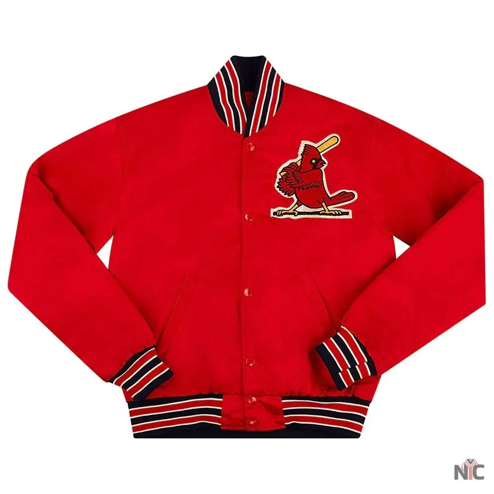 St. Louis Cardinals 1990’s Varsity Satin Jacket NYC Jackets