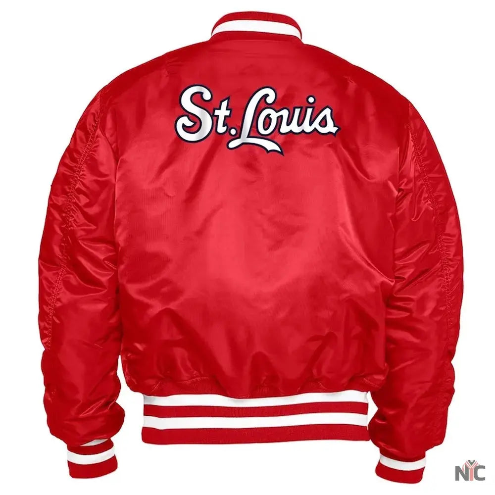 St. Louis Cardinals Bomber MA-1 Jacket NYC Jackets