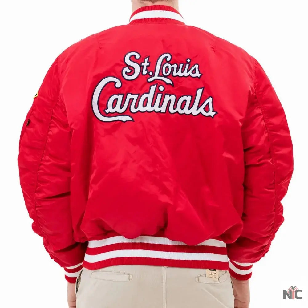 St. Louis Cardinals Bomber MA-1 Jacket NYC Jackets