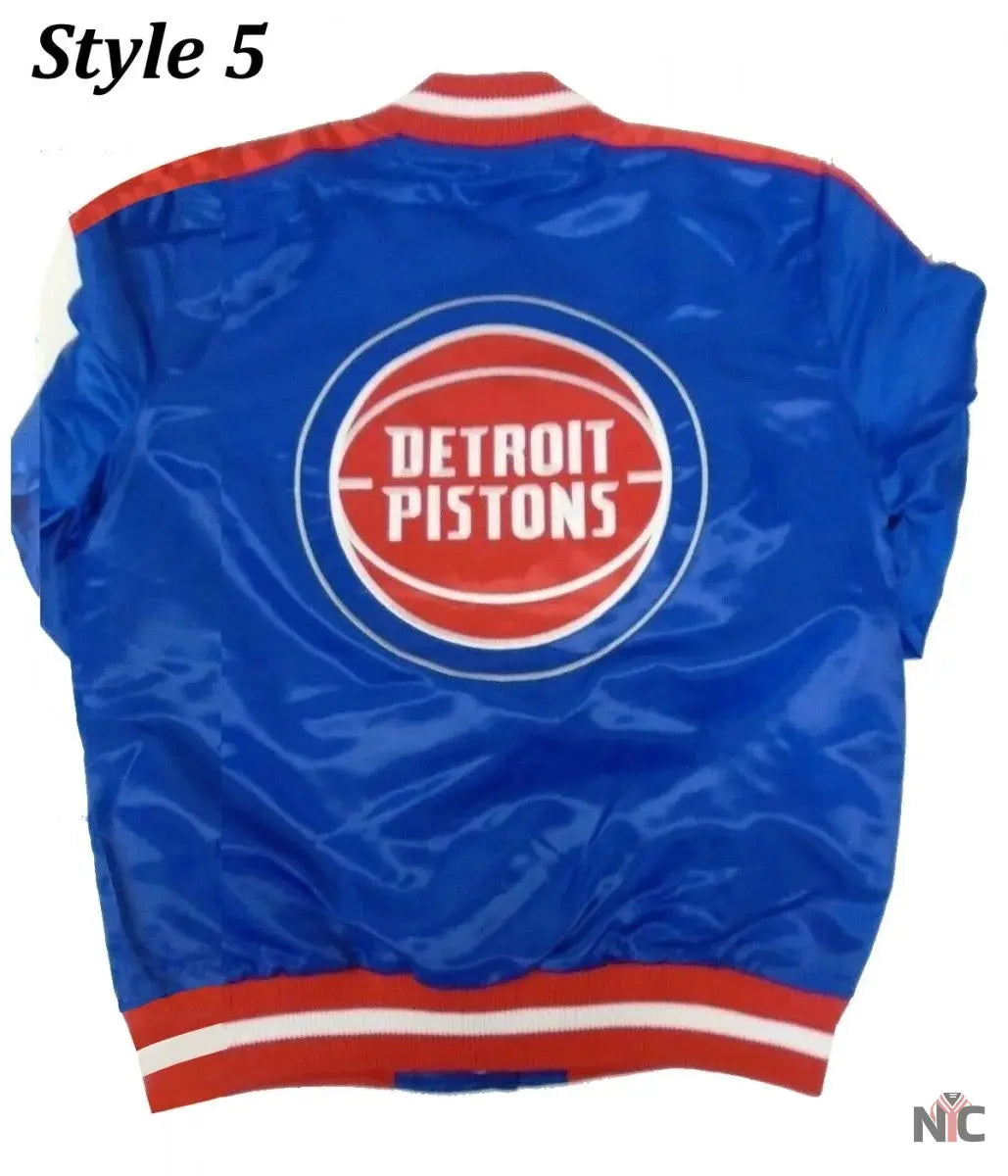 Starter 90’s NBA Detroit Pistons Blue Jacket. NYC Jackets