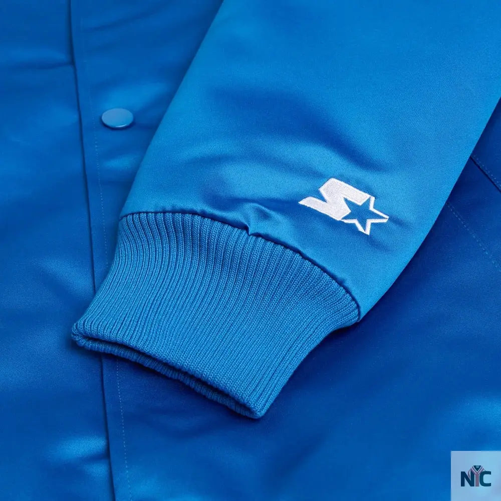 Starter Detroit Lions Heavyweight Satin Jacket NYC Jackets