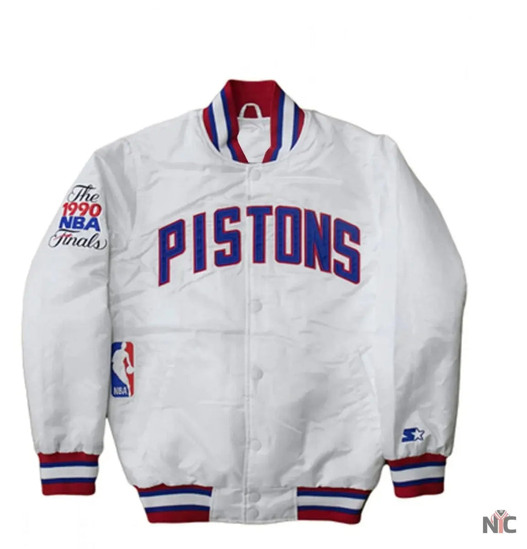 Starter Detroit Pistons NBA Satin Jacket NYC Jackets