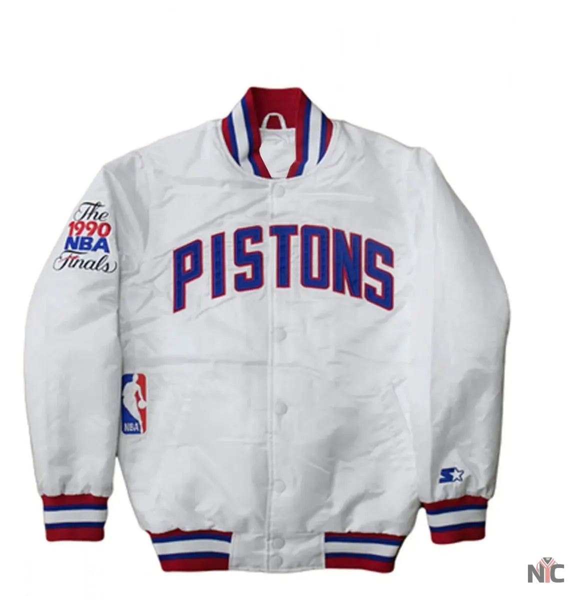 Starter Detroit Pistons NBA Satin Jacket NYC Jackets