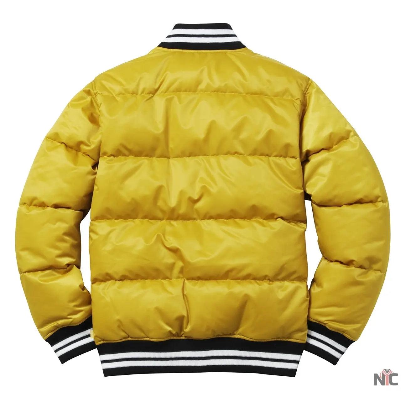 Supreme Black Puffy Varsity Jacket NYC Jackets