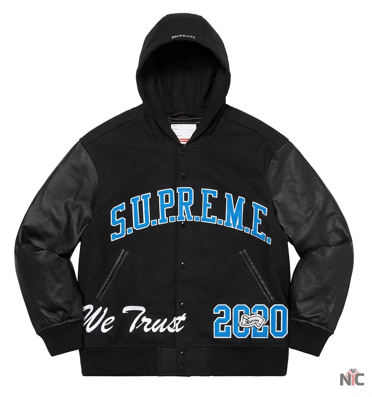 Supreme King Hooded Varsity Jacket NYC Jackets