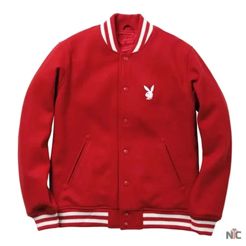 Supreme Playboy Wool Varsity Jacket NYC Jackets