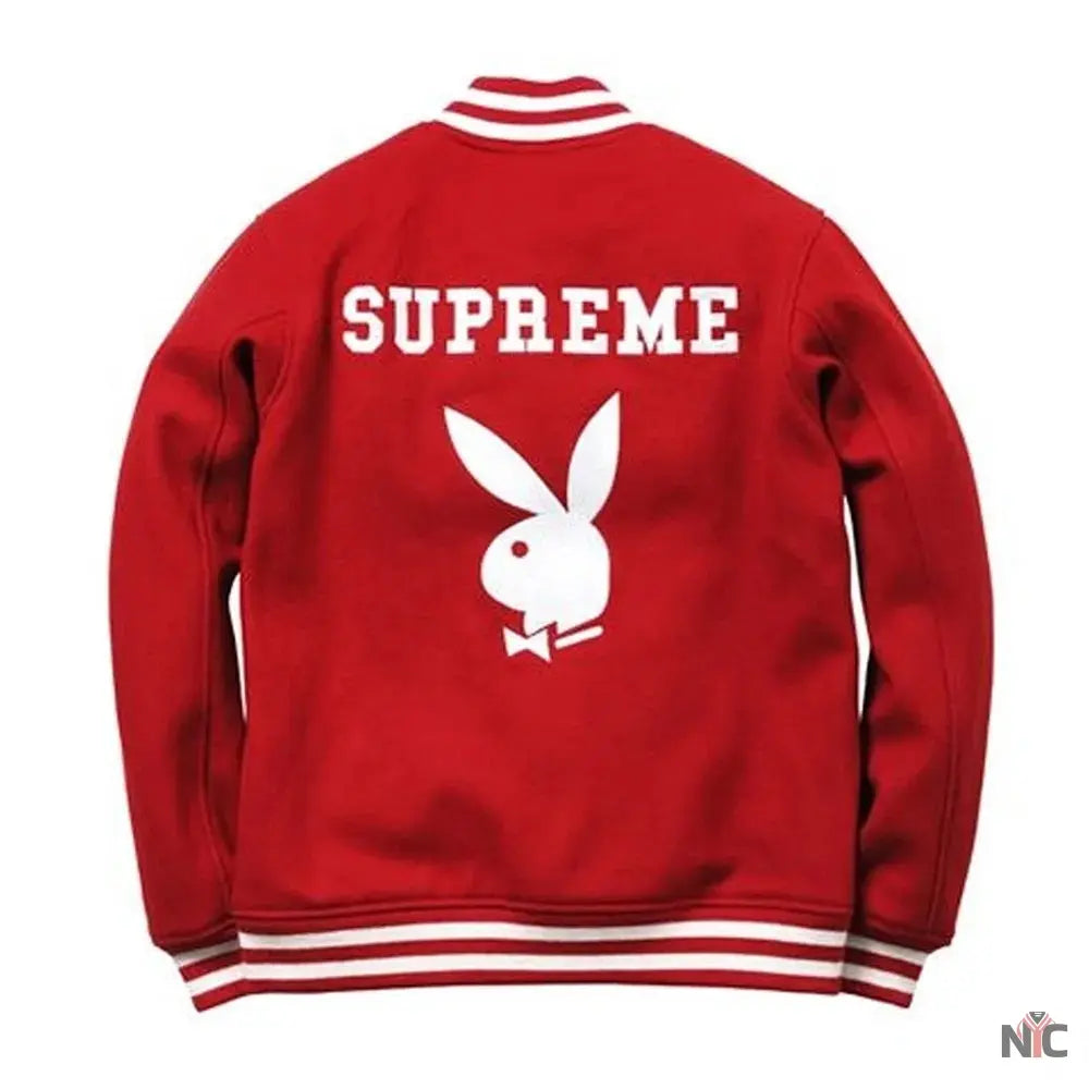Supreme Playboy Wool Varsity Jacket NYC Jackets