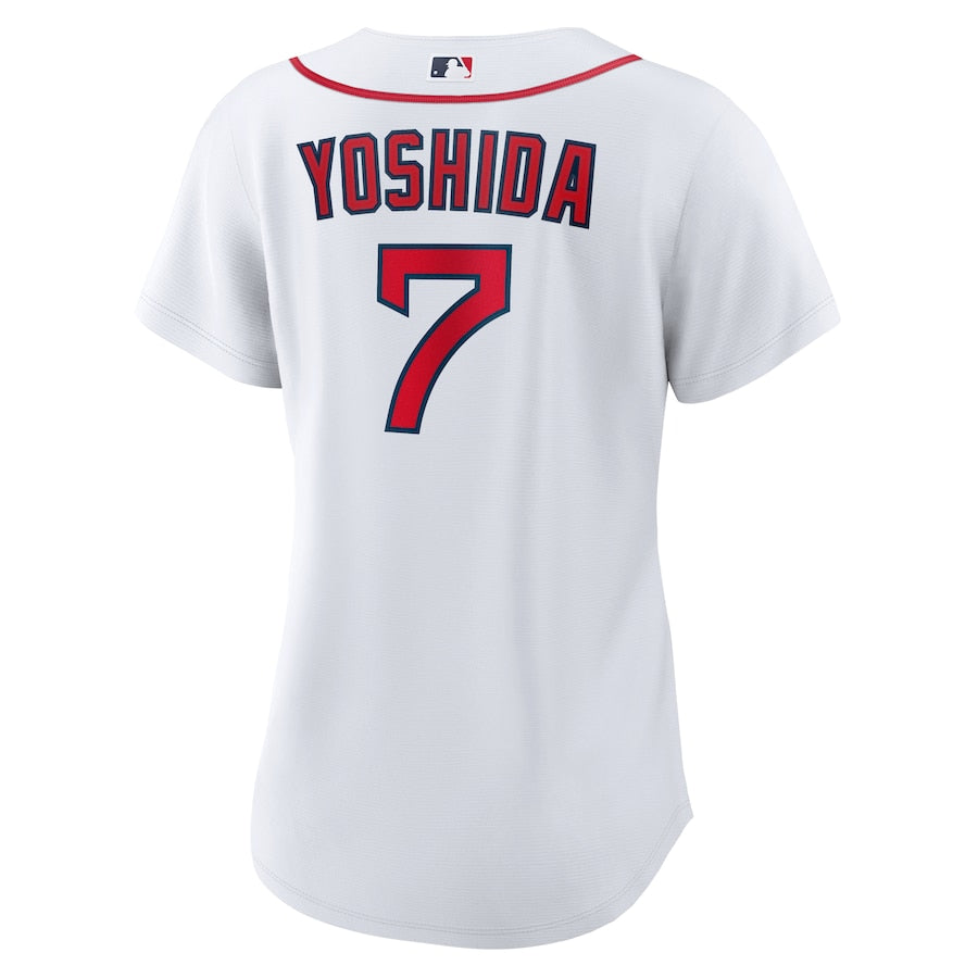 Women's Boston Red Sox Masataka Yoshida Nike White Home Replica Jersey Kansas Jacket