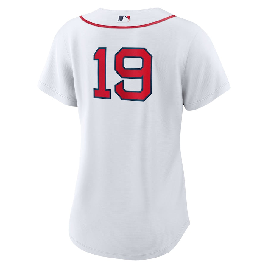 Women's Boston Red Sox Roman Anthony Nike White Home Replica Jersey Kansas Jacket