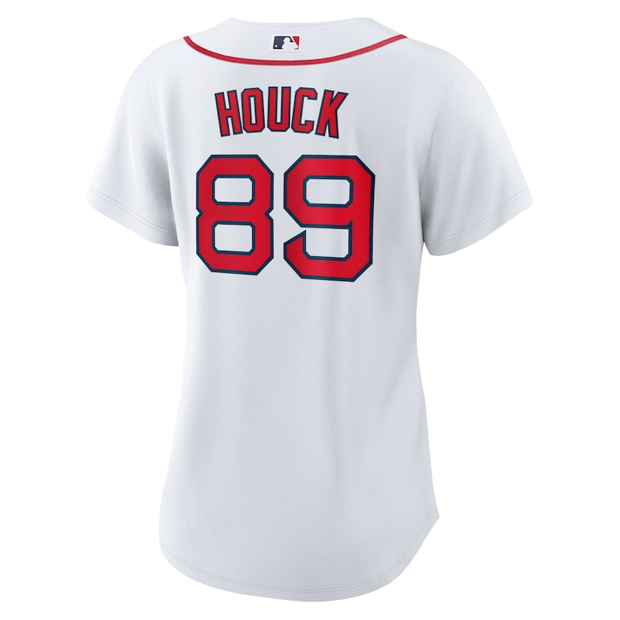 Women's Boston Red Sox Tanner Houck Nike White Home Replica Jersey Kansas Jacket