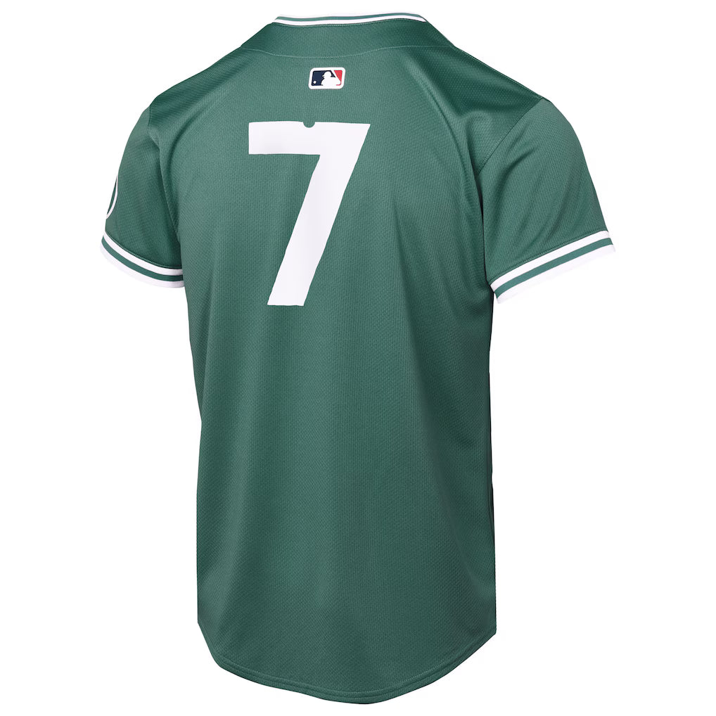 Youth Boston Red Sox Masataka Yoshida Nike Green 2025 City Connect Limited Player Jersey Kansas Jacket