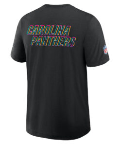 Carolina Panthers Nike Black 2025 NFL Crucial Catch Tri-Blend Dri-FIT T-Shirt