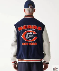 Chicago Bears NFL Navy Varsity Jacket