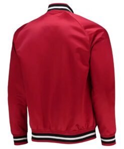 Miami Heat Hardwood Classics Red Satin Jacket