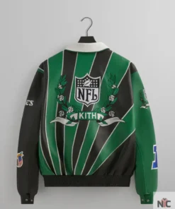 Kith & Jeff Hamilton for the NFL: Eagles Leather Varsity Jacket