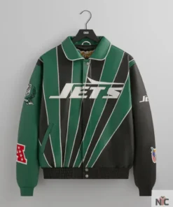 Kith & Jeff Hamilton for the NFL: Jets Leather Varsity Jacket