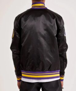 LA Lakers 17X Champions Varsity Satin Jacket