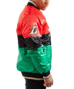 LA Lakers 75th Anniversary Satin Color Block Jacket