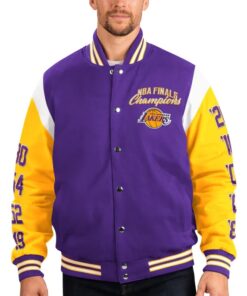 Los Angeles Lakers 17 Time Championship Varsity Jacket