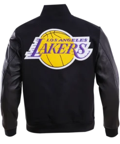 Los Angeles Lakers Gradient Logo Wool Varsity Jacket