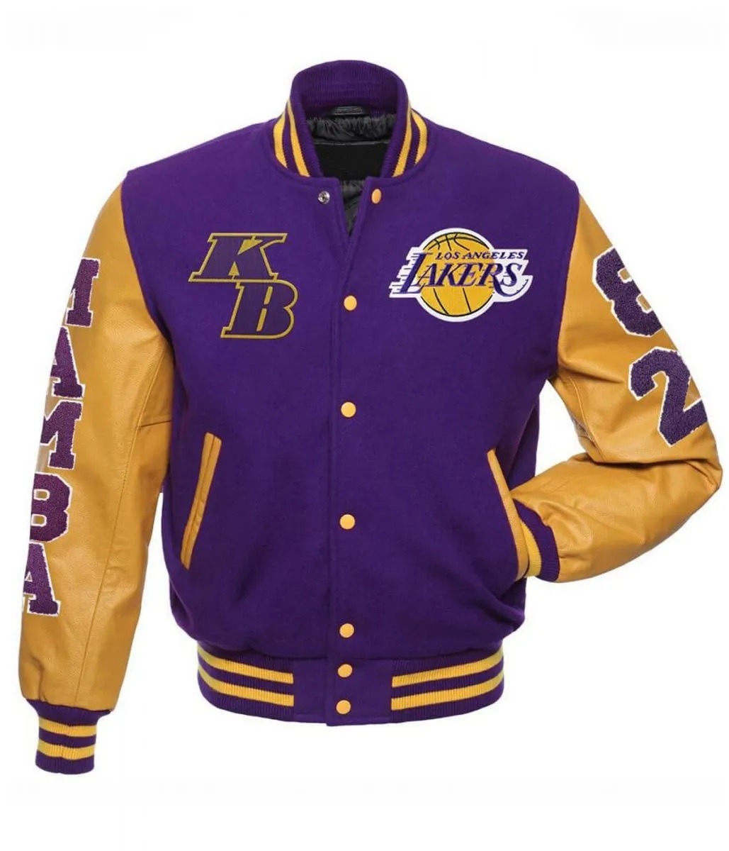 Los Angeles Lakers Kobe Bryant Mamba Letterman Jacket
