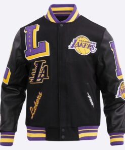 Los Angeles Lakers Mashup Varsity Jacket