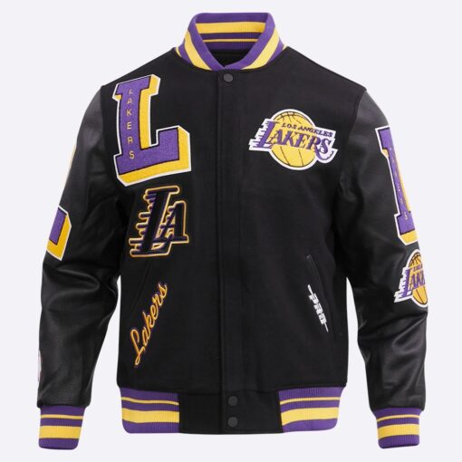 Los Angeles Lakers Mashup Varsity Jacket