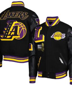 Los Angeles Lakers NBA Finals Champions Black Varsity Jacket