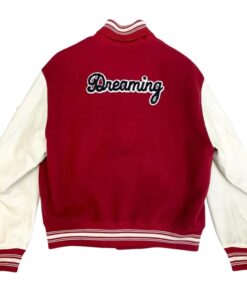 Louis Vuitton Dreaming Red Varsity Jacket