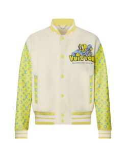 Louis Vuitton Monogram Playground Varsity Blouson Jacket