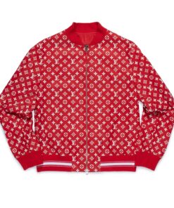 Louis Vuitton Supreme LV Baseball Varsity Jacket