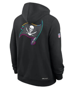 Tampa Bay Buccaneers Nike Black 2025 NFL Crucial Catch Sideline Standard Issue Dri-FIT Hoodie