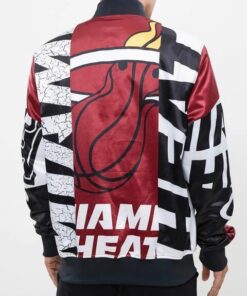 Miami Heat Mashup Satin Jacket