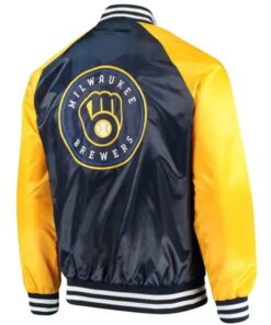 Milwaukee Brewers Blue and Yellow Jacket