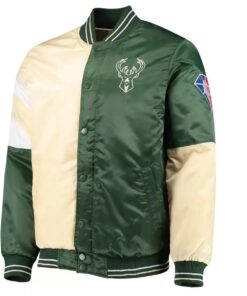 Milwaukee Bucks 75th Anniversary Leader Color Block Jacket