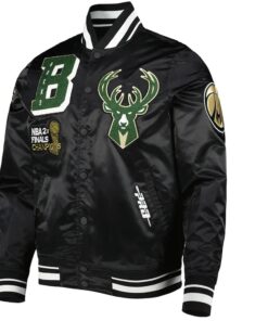 Milwaukee Bucks Mash Up Capsule Satin Jacket