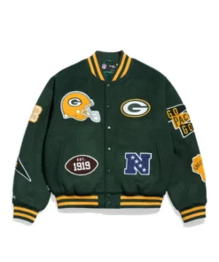 NFL Green Bay Packers Pennant Varsity Jacket