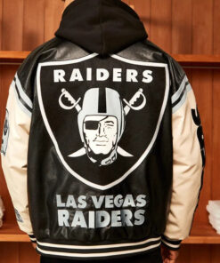 NFL Las Vegas Raiders Black Bomber Jacket