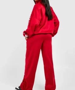 Nfl New York Giants License Seam Leg Jogger Tracksuit