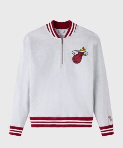 OVO X NBA Miami Heat Quarter-zip Mockneck Sweatshirt