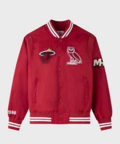 OVO X NBA Miami Heat Varsity Jacket