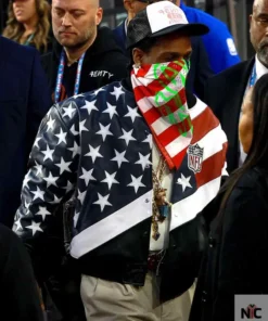 Super Bowl LVII Asap Rocky NFL Leather Jacket