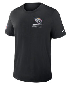 Tennessee Titans Nike Black 2025 NFL Crucial Catch Tri-Blend Dri-FIT T-Shirt