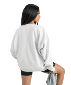 Women's Los Angeles Rams Gameday Couture Gray Heritage Premium Fleece Pullover Sweatshirt