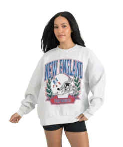 Women's Green Bay Packers Gameday Couture Gray Heritage Premium Fleece Pullover Sweatshirt