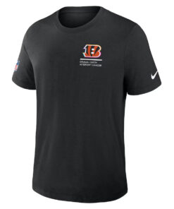Cincinnati Bengals Nike Black 2025 NFL Crucial Catch Tri-Blend Dri-FIT T-Shirt