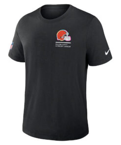 Cleveland Browns Nike Black 2025 NFL Crucial Catch Tri-Blend Dri-FIT T-Shirt